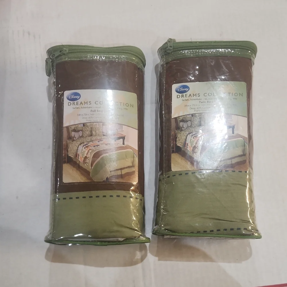 Disney Dreams Collection Green and Brown Furniture Covers